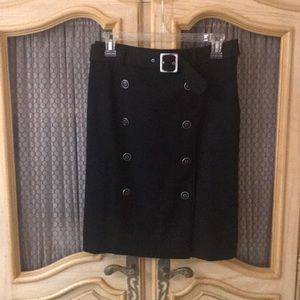 White and black house skirt